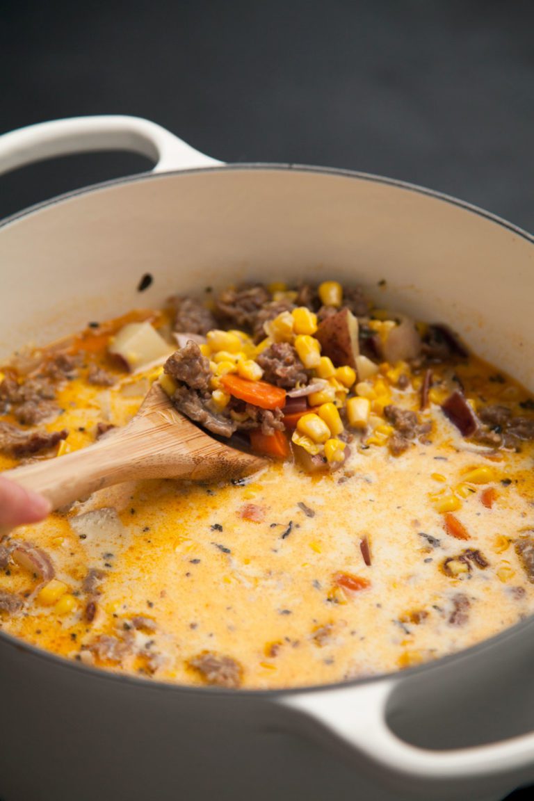 Easy Cozy Corn Chowder For Supper In The Fall Welcome To Nanas 