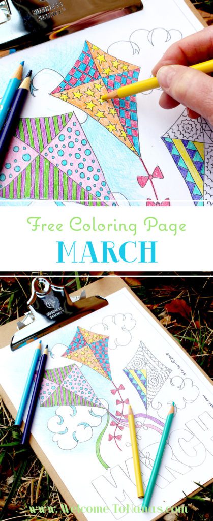March Coloring Page - Welcome To Nana's
