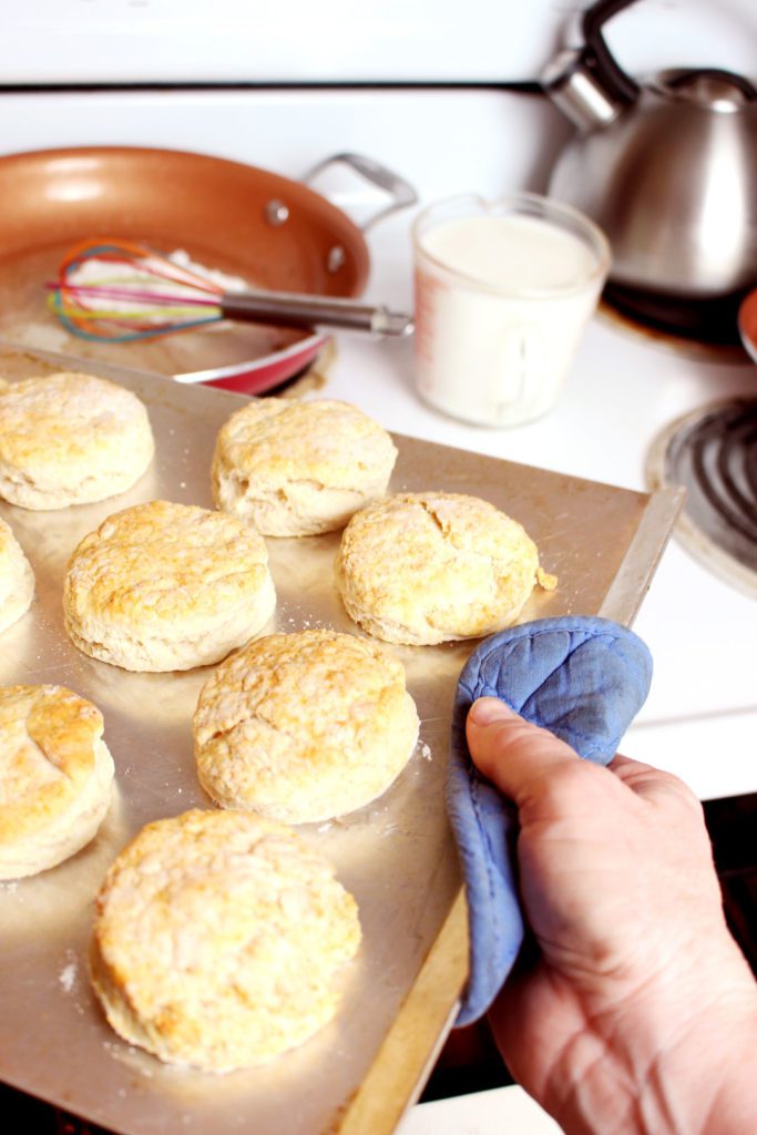 Fathers Day Yummy Baking Powder Biscuits and Gravy To Nana's