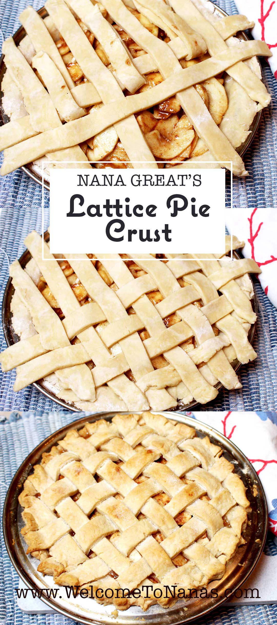NanaGreats Apple Pie with Lattice Crust To Nana's