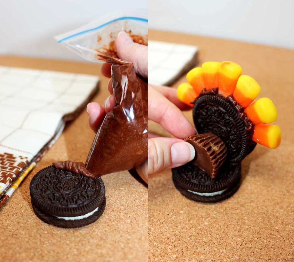 Candy Turkey Thanksgiving Table Favors To Nana's