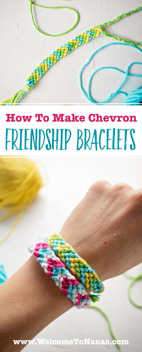 Chevron Macrame Friendship Bracelet - Welcome To Nana's