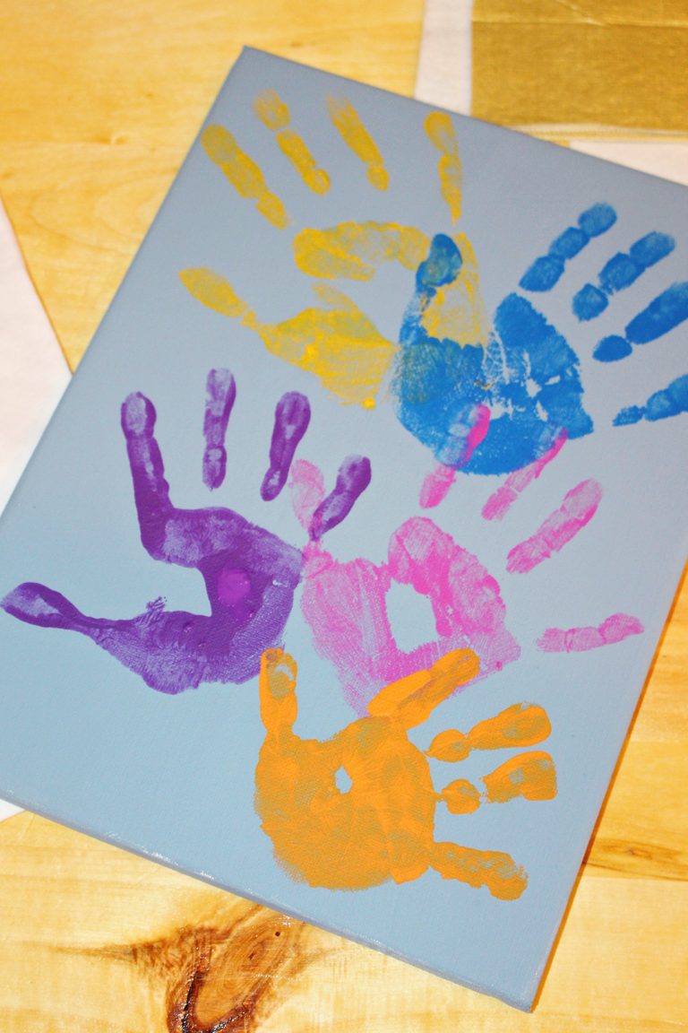 Special Collage Handprint Art | Welcome To Nana's