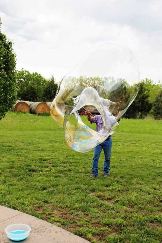 Easy DIY Giant Bubble Wands And Solution | Welcome To Nana's