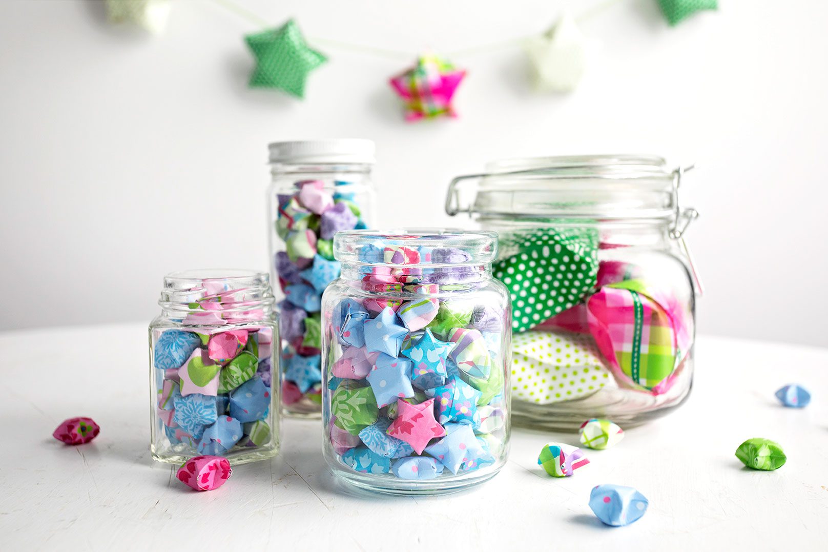 DIY Fun Folded Origami Lucky Stars - Welcome To Nana's