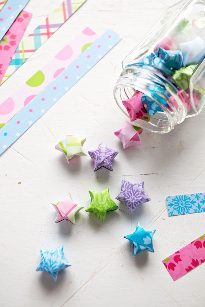 DIY Fun Folded Origami Lucky Stars - Welcome To Nana's