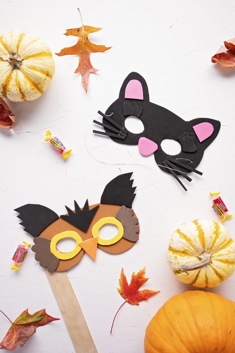 Easy DIY Animal Masks from Craft Foam - Welcome To Nana's