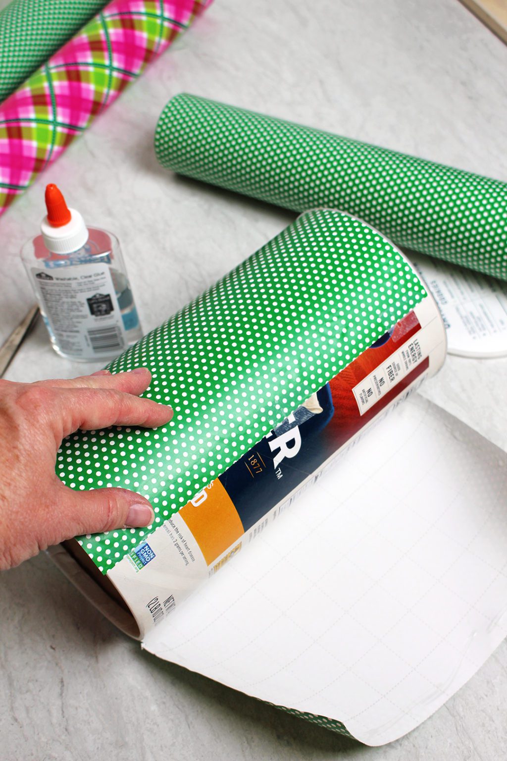 DIY Oatmeal Container Gift Box - Welcome To Nana's