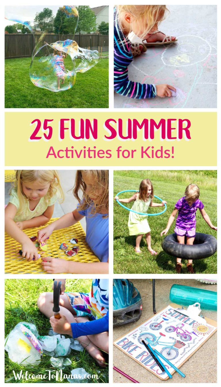 25 Fun Summer Activities for Kids - Welcome To Nana's