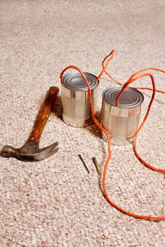 DIY Recycled Tin Can Stilts To Nana's