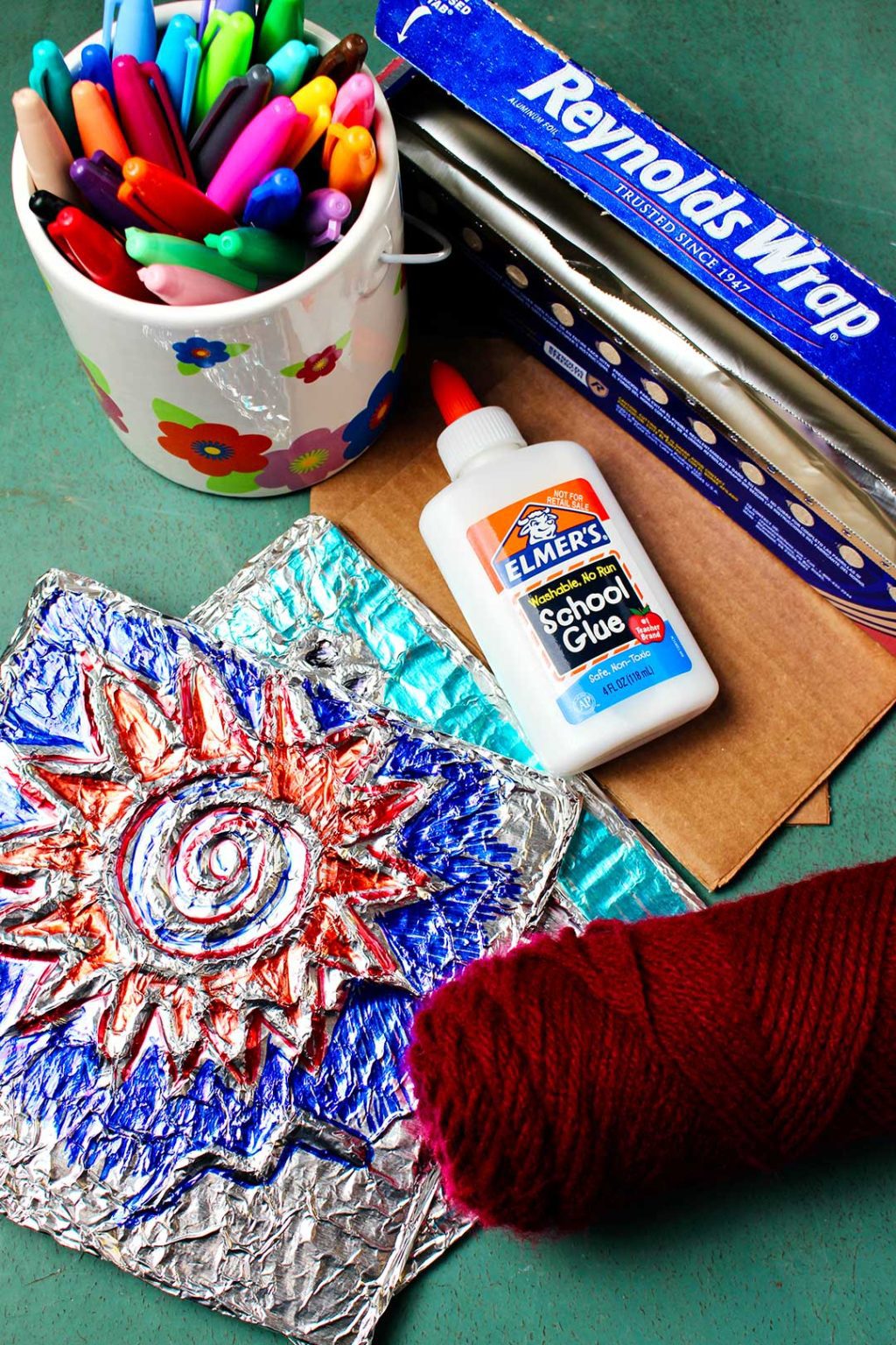 Discover Aluminum Foil Embossing Art To Nana's