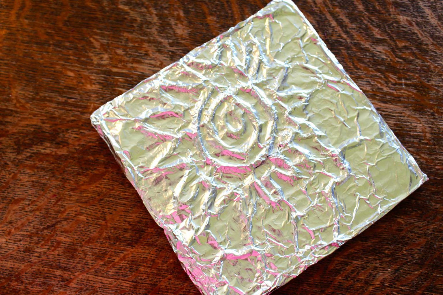 Discover Aluminum Foil Embossing Art To Nana's