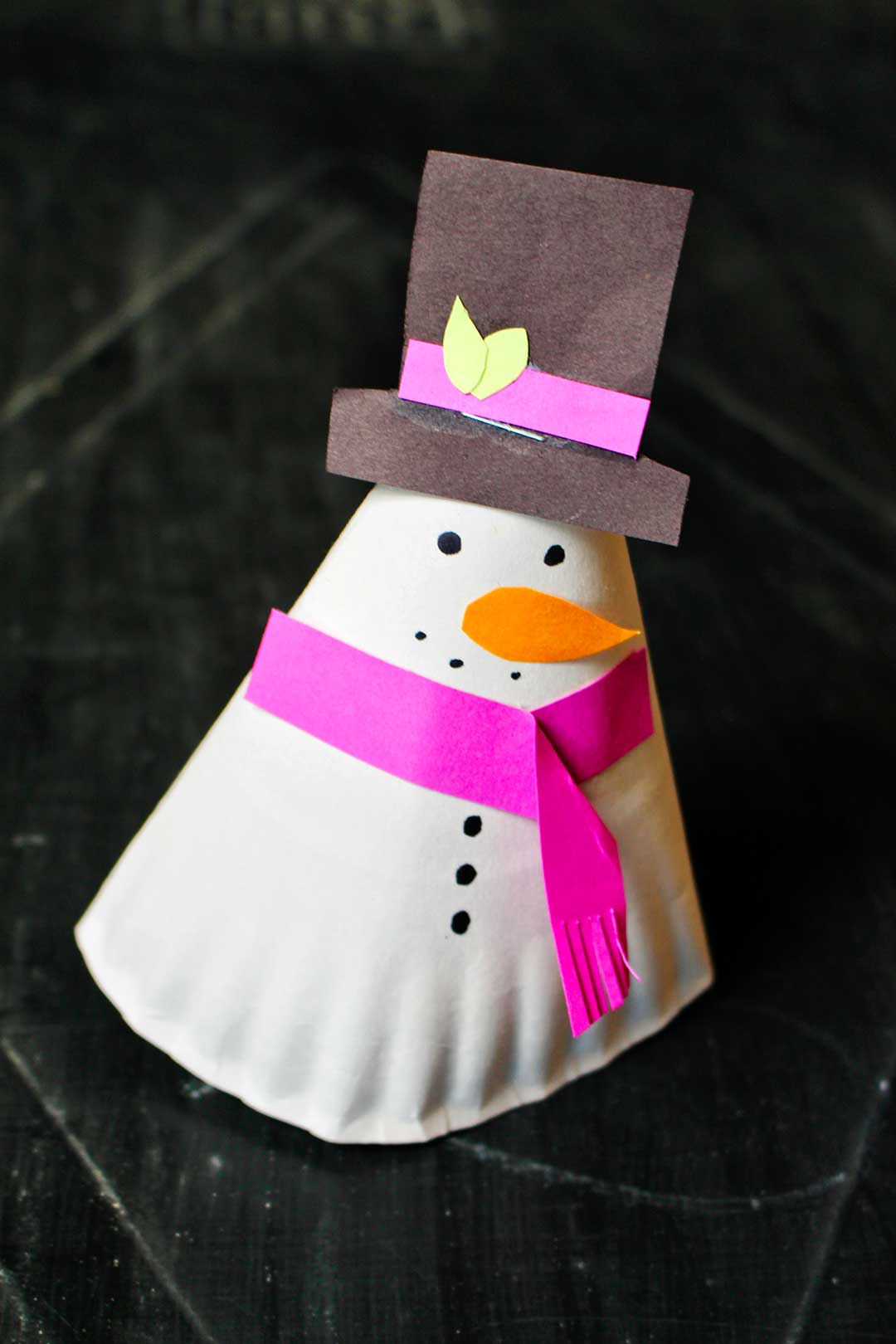 Snowman In A Bag Kids Craft - Oh My Creative