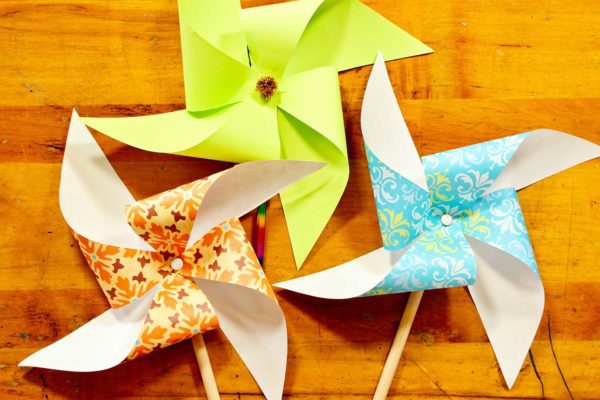 How to Make Paper Pinwheels for Spring - Welcome To Nana's