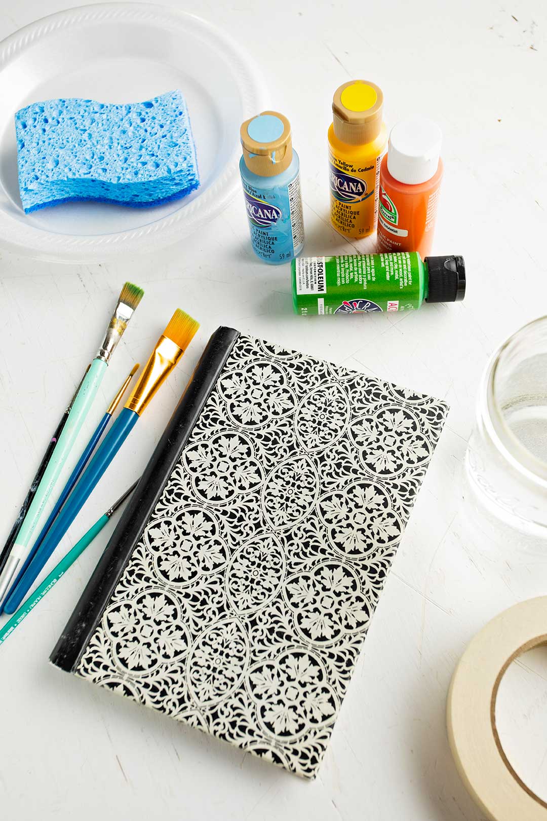 How I Painted My Notebook Cover with Acrylic Markers - Chocolate Musings