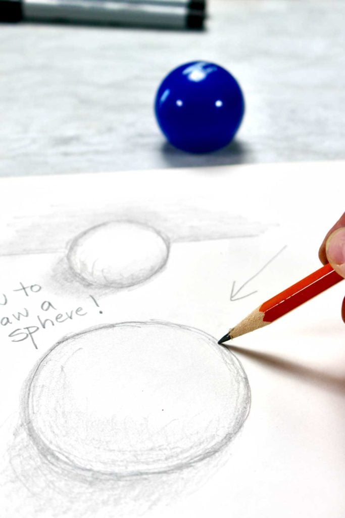 How to Draw a Sphere - for kids of all ages | Welcome To Nana's