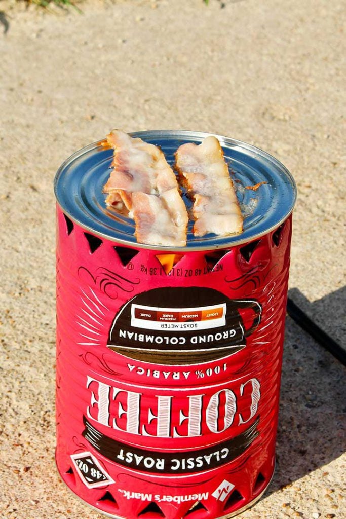How to Make a Hobo Stove out of a Tin Can To Nana's