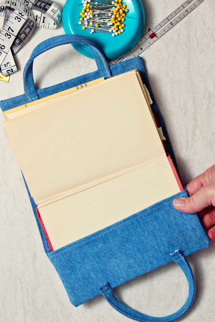 How to Make a Fabric Book Cover To Nana's