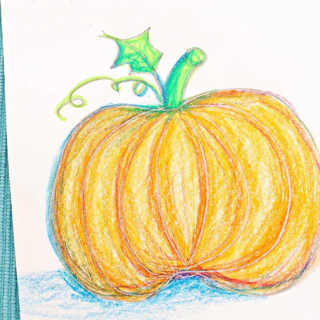 How to Color a Pumpkin | Welcome To Nana's