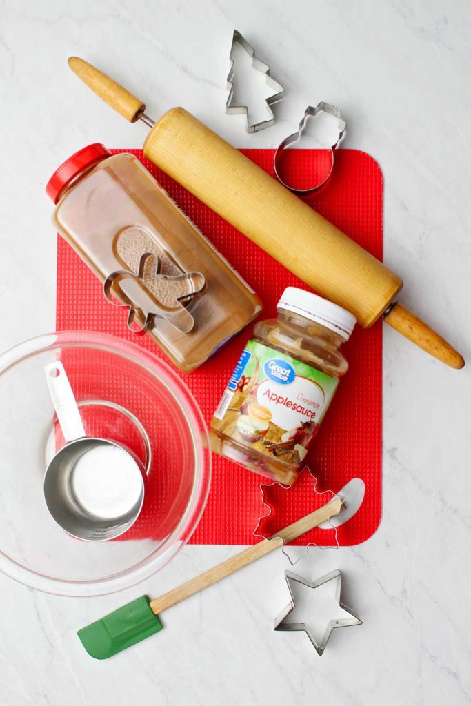 Easy DIY Cinnamon Applesauce Ornaments To Nana's