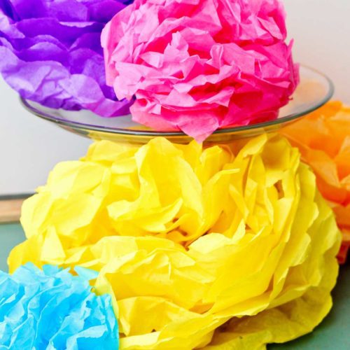 Easy Tissue Paper Flowers DIY - Welcome To Nana's