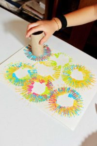 Easy Toilet Paper Roll Flower Painting - Welcome To Nana's