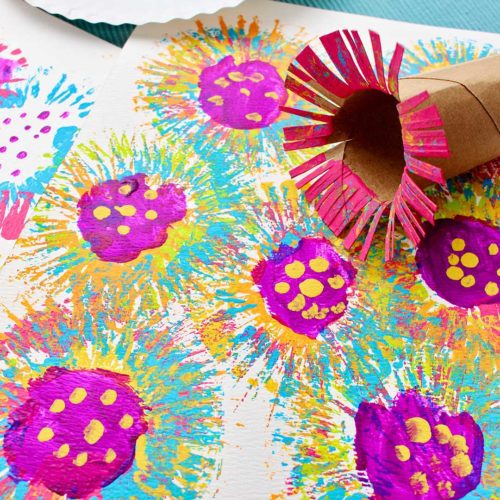 Easy Toilet Paper Roll Flower Painting | Welcome To Nana's