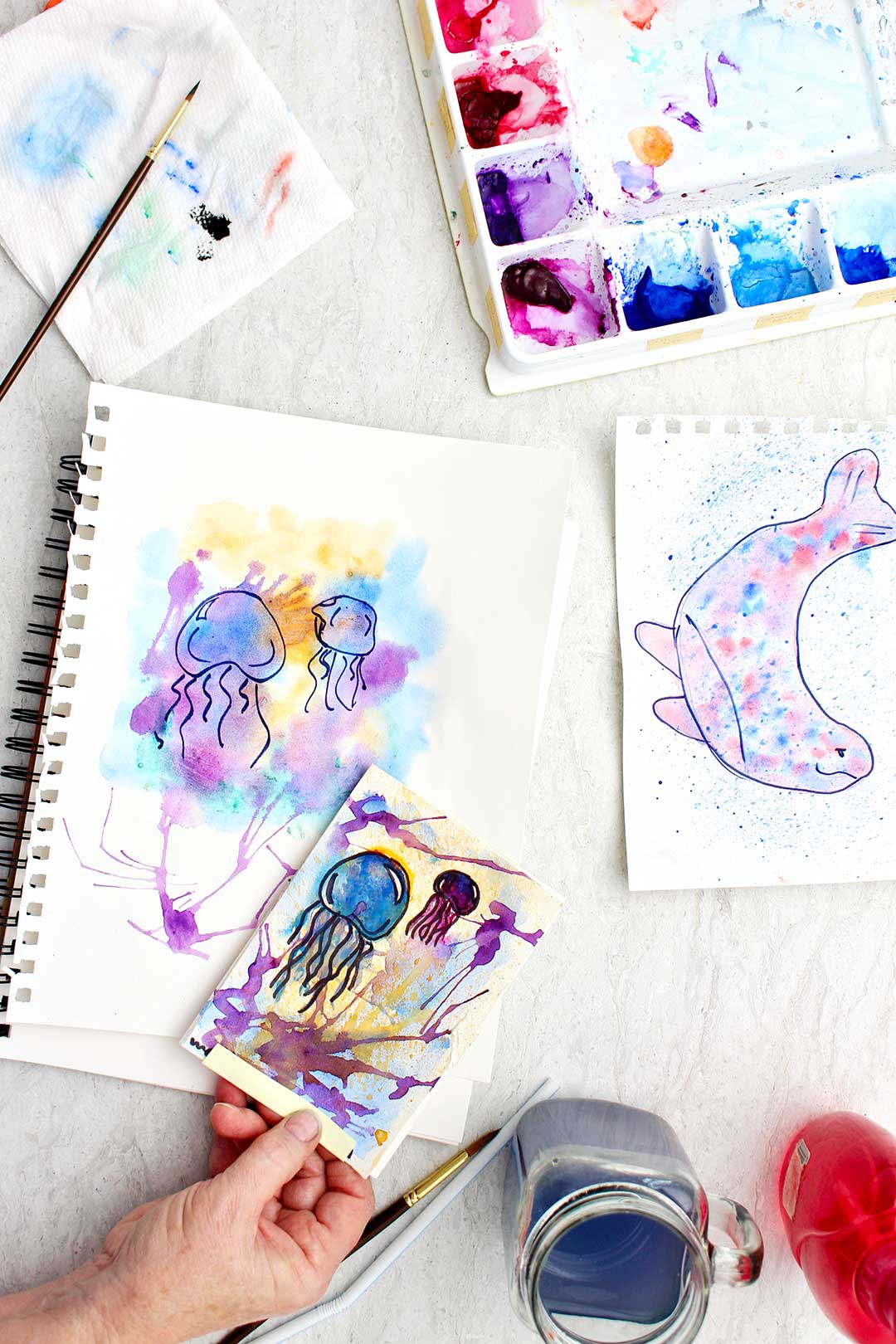 Watercolor Painting for Kids - Friday We're In Love