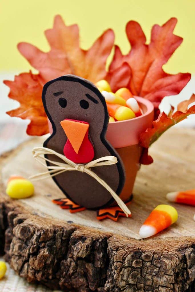 Easy Flowerpot Turkey Thanksgiving Favors for the Table - Welcome To Nana's