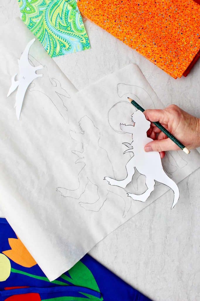 Learn No Sew Applique Technique with an Easy Kids Apron To Nana's