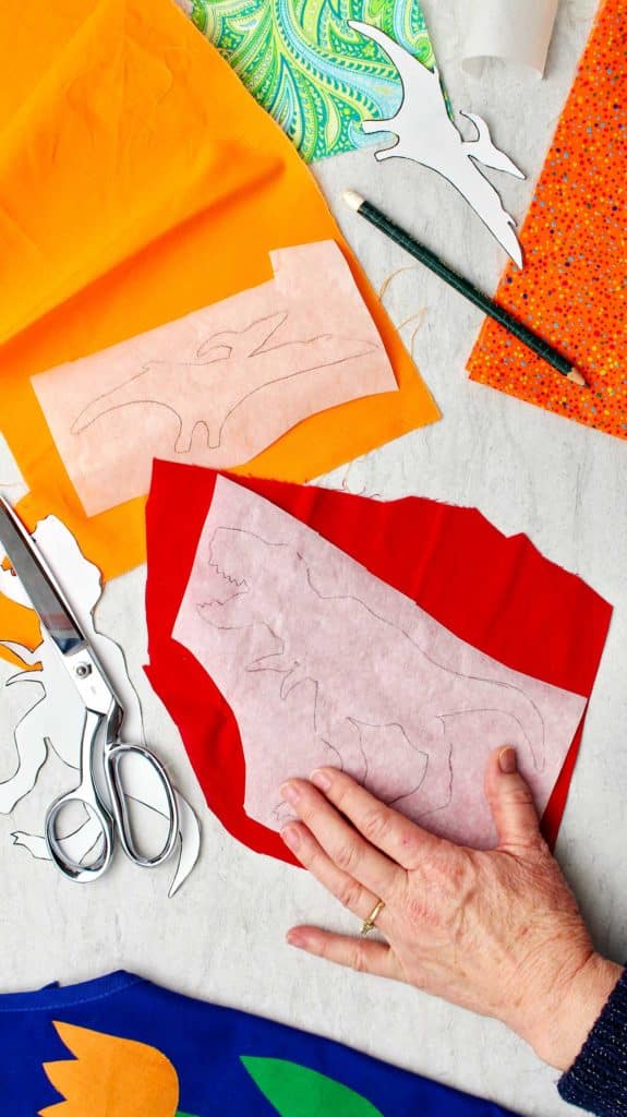 Learn No Sew Applique Technique with an Easy Kids Apron To Nana's