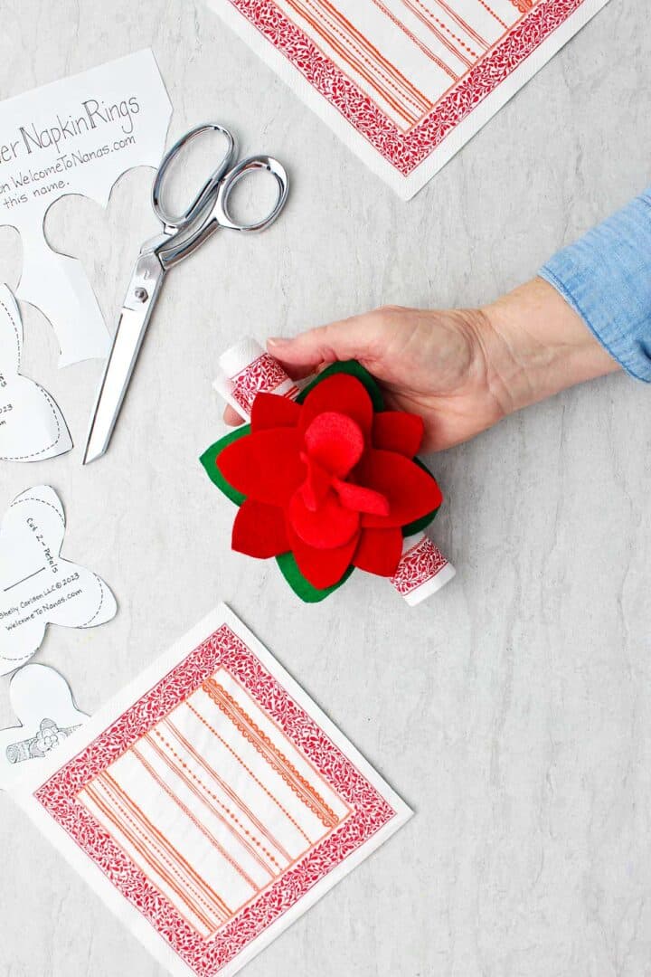 No Sew Felt Christmas Napkin Rings For Your Holiday Table Welcome To No Sew Felt Christmas Napkin Rings For Your Holiday Table Welcome To