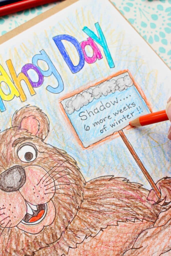 Happy Groundhog Day Coloring Pages (Cute Free Printable!) | Welcome To ...