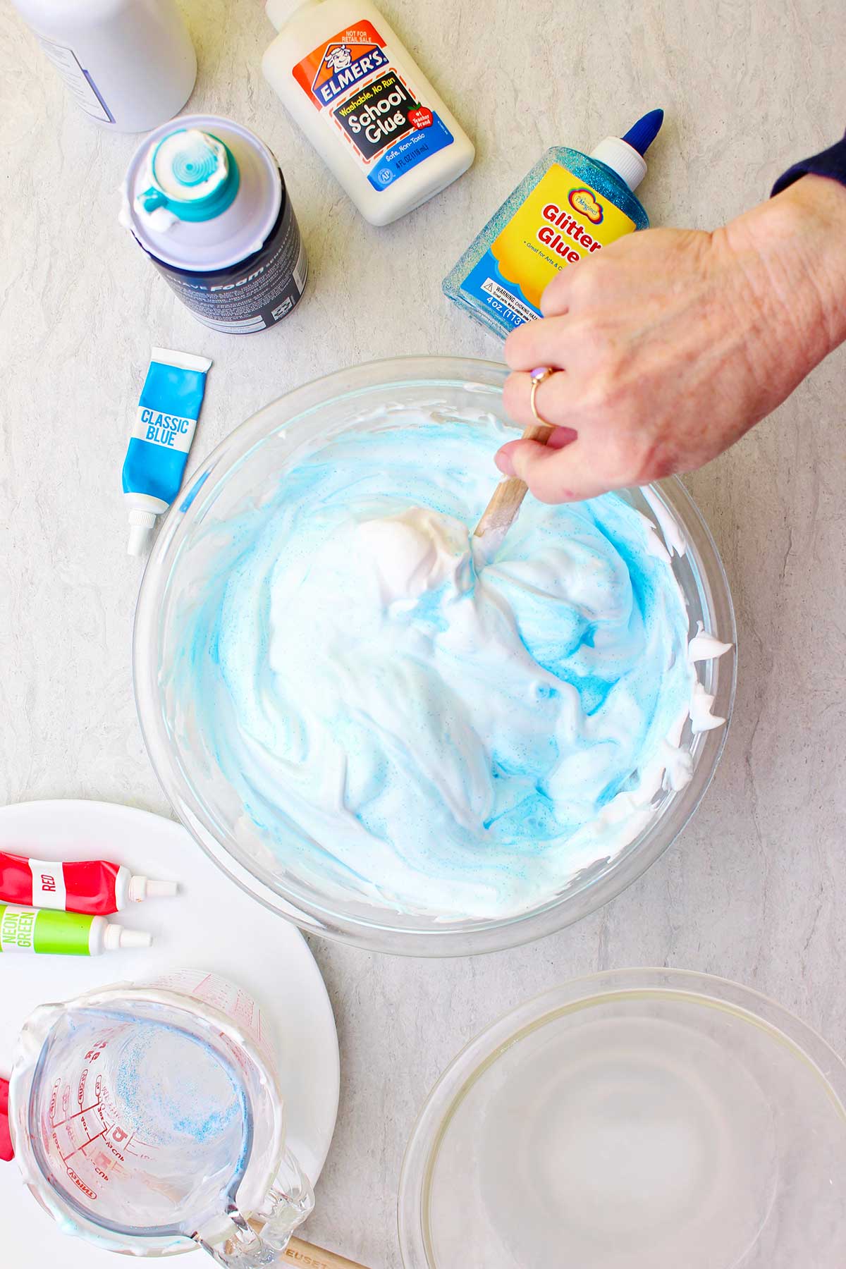 How to Make the Best Fluffy Slime Recipe for Kids - Welcome To Nana's