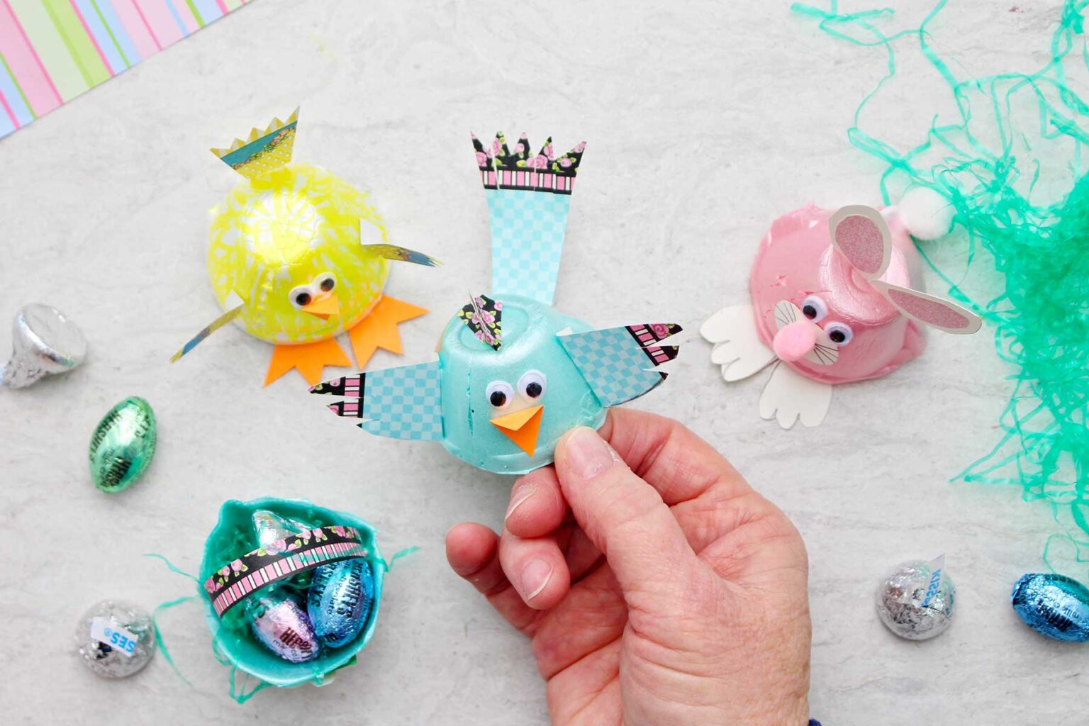 DIY Egg Carton Animals: a Fun Upcycled Easter Craft! | Welcome To Nana's