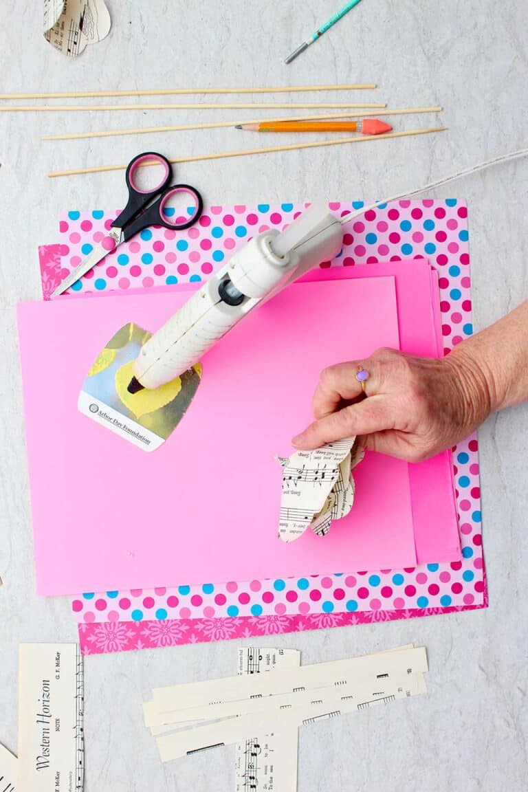 DIY Easy Book Page Roses for Mom (Upcycle Old Paper) | Welcome To Nana's