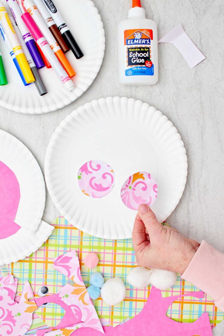 Cute Paper Plate Bunny Craft for Easter | Welcome To Nana's