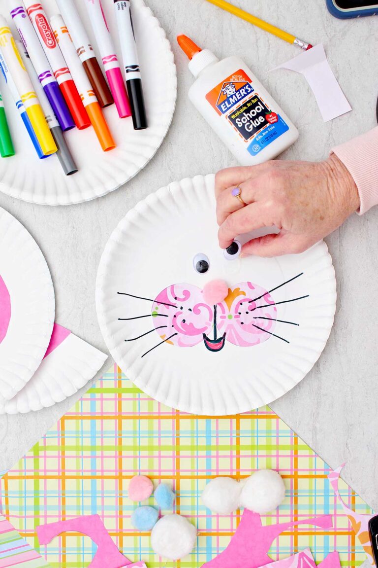 Cute Paper Plate Bunny Craft for Easter | Welcome To Nana's