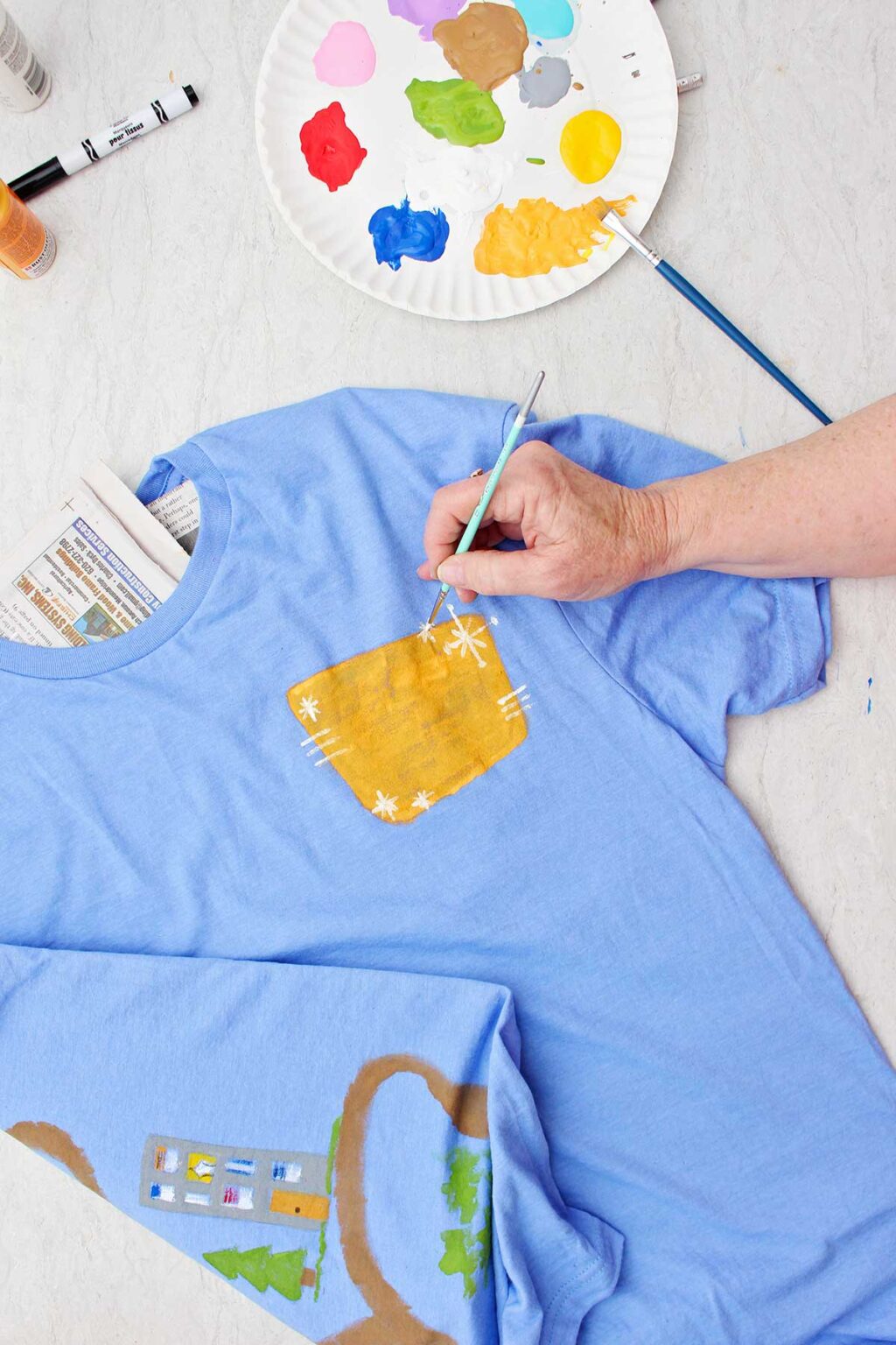 DIY Father’s Day T-shirt Map and Massage! | Welcome To Nana's