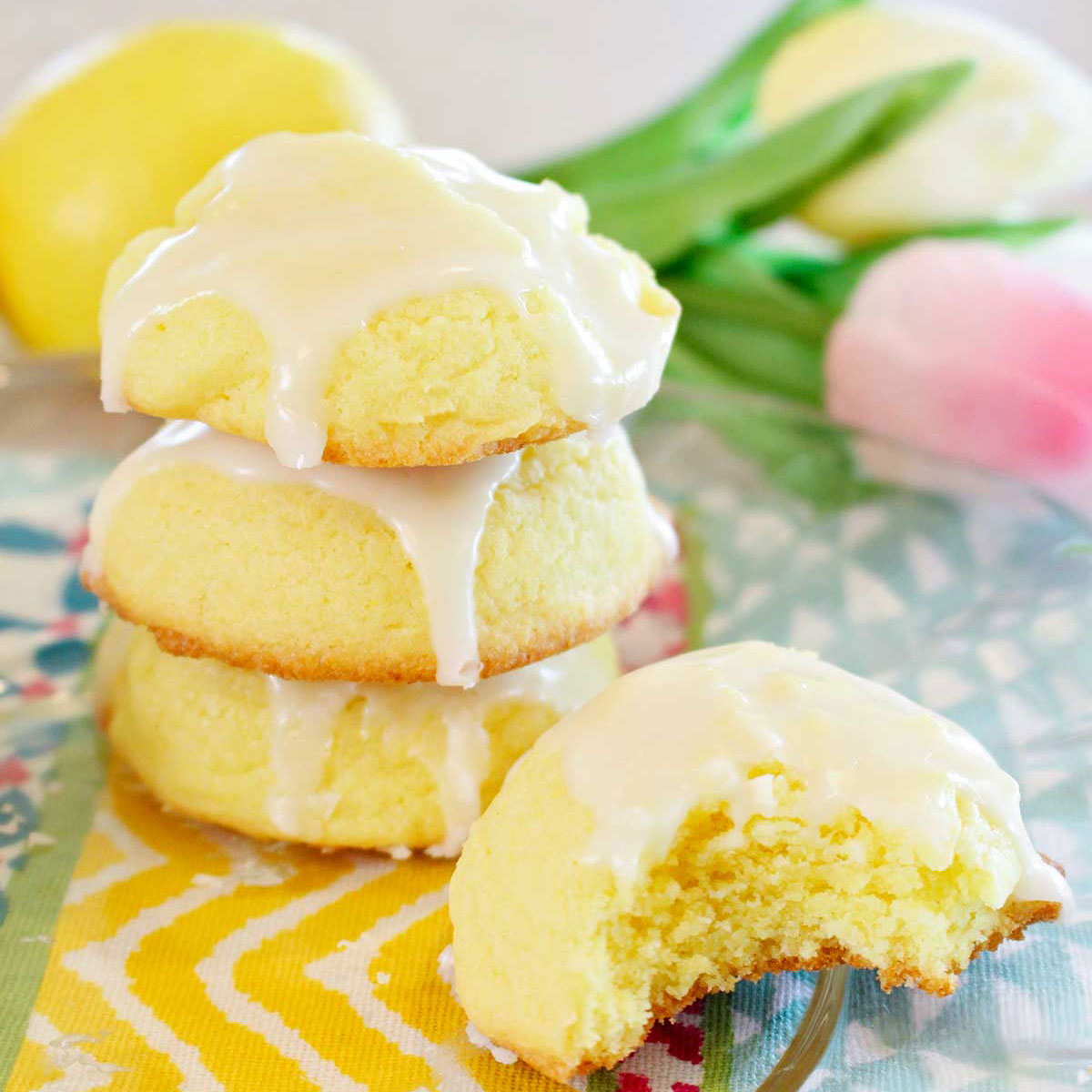 Papas Fast Lemon Cake Mix Cookies with Lemon Glaze! | Welcome To