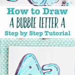 Complete upper and lowercase bubble letter "A"s